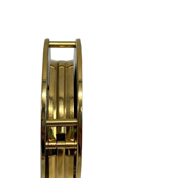 IBM Gold Magnifying Glass Paperweight Desk Vintage Rare 2.75 Inches - Picture 10 of 10